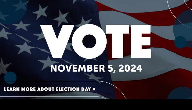 Election Day is November 5, 2024. Click to learn more about elections in Maine